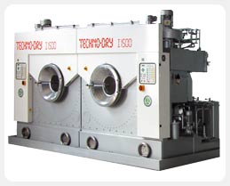 Double dry cleaning machine
